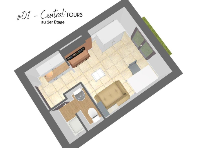 Others 4, 1# Central'Tours VERT, Indre-et-Loire