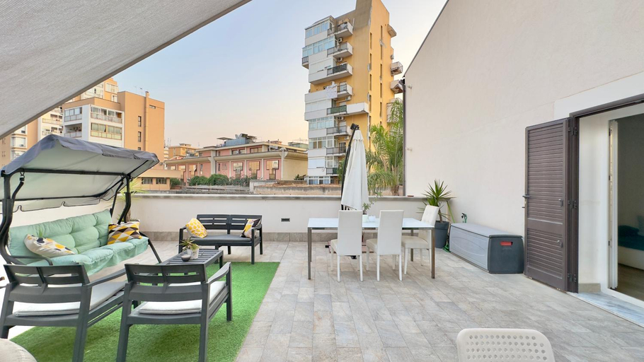 Balcony/terrace 2, Merlo Holiday Room, Palermo