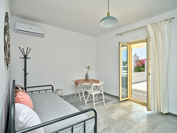 Bedroom 3, Villa Maria - Naoussa Fishes Blue Grey Suite, South Aegean