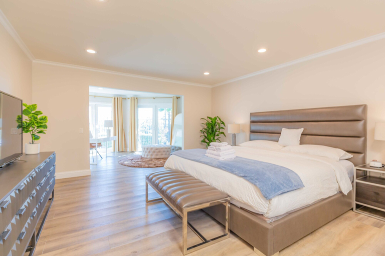Bedroom 3, Luxury Pool Home in Glendora Foothills Retreat, Los Angeles