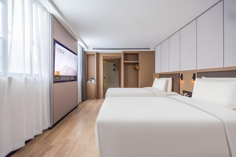 Bedroom 2, Atour X Hotel Changsha Wanjiali Middle Road, Changsha