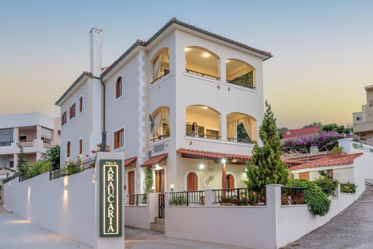 Exterior & Views 1, Villa Araucaria private pool, Jacuzzi, Seaview, Crete