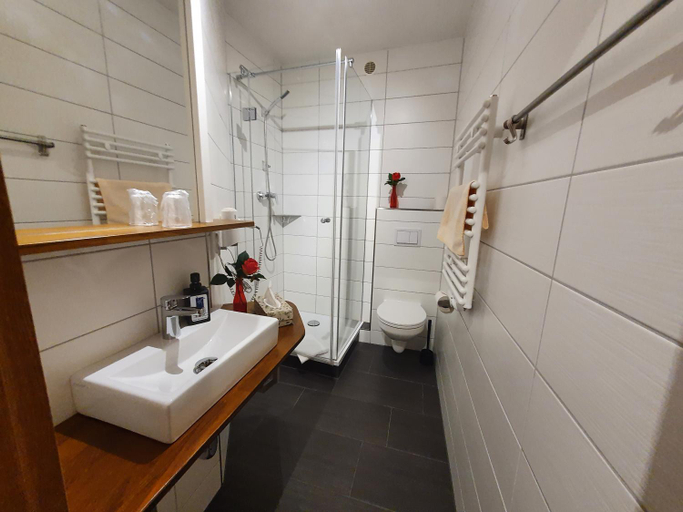 Bathroom 2, Hotel-Pension Grune Linde, Nordsachsen