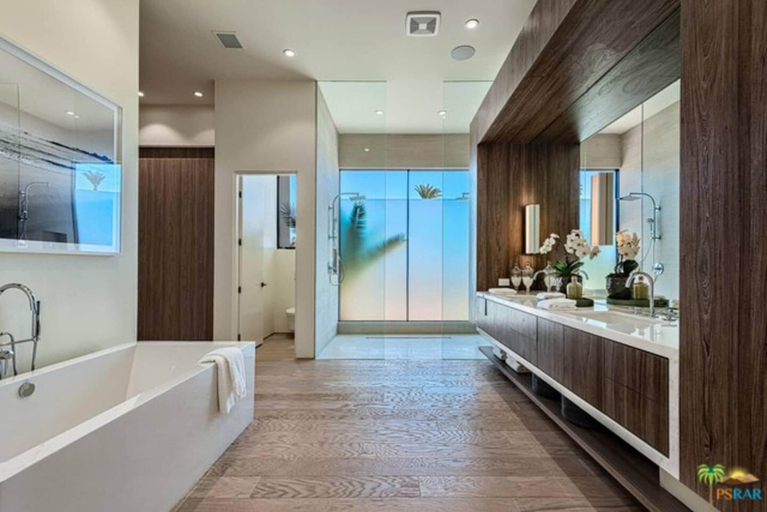 Bathroom 4, Luxurious Rancho Mirage Estate w Pool Spa, Riverside