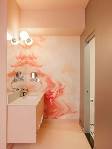 Bathroom 2, Rose Hôtel Invisible, Communauté-Urbaine-de-Québec