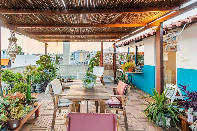 Room 4, Chic Loft With Roof Garden and Panoramic View, Peloponnese