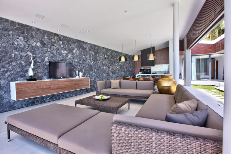 Public Area, Villa Neung - Beachfront Villa near Bang Por, Ko Samui