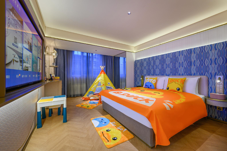 Bedroom 2, Manxin Jinzhou Central Street Raiway Station, Jinzhou