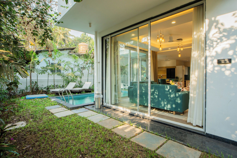 Exterior & Views, ELIVAAS Laguna Camellia | Luxe 4 BHK Villa Near Popular Beaches with Private Pool, North Goa