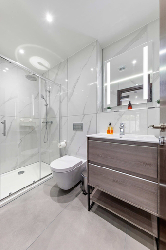 Bathroom 4, Serviced Luxury Studio Flat Golders Green Finchley, London