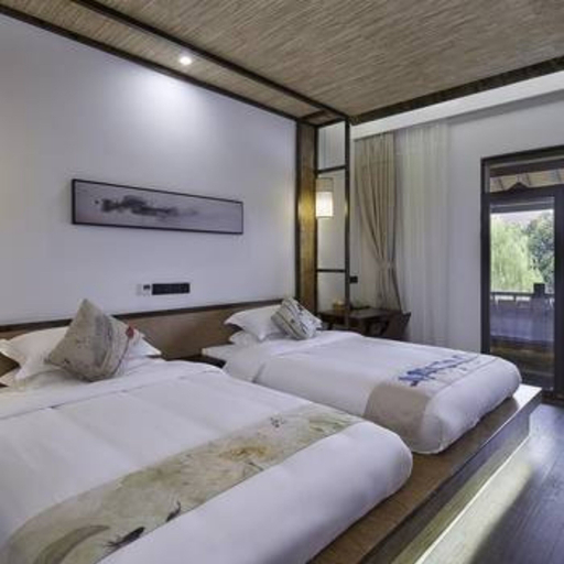 Bedroom 2, Floral Hotel Deqing Qinzizaiju, Huzhou