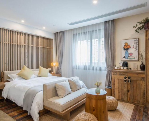 Bedroom 2, Zitaoxuan Inn, Jiaxing