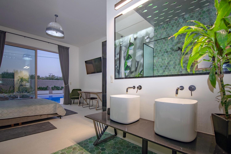 Bathroom, Villa Gaia Green-Adults only, South Aegean