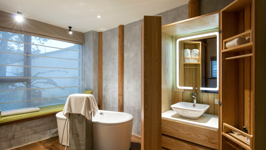 Bathroom 3, Floral Hotel Songyang Niaoshe, Lishui