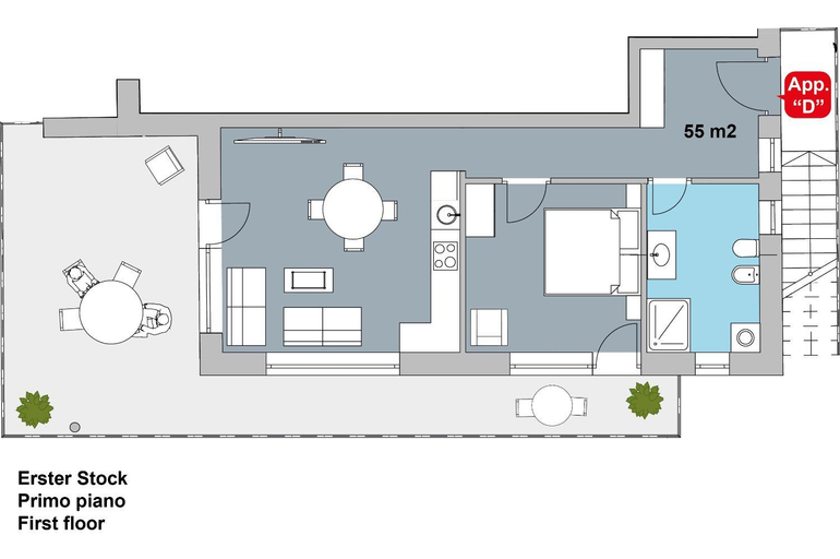 Floor plans 5, Apartmenthouse STERN, Bolzano