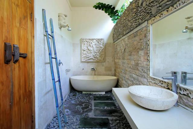 Bathroom 3, Santra Putra Guesthouse at Karja Art Space, Gianyar