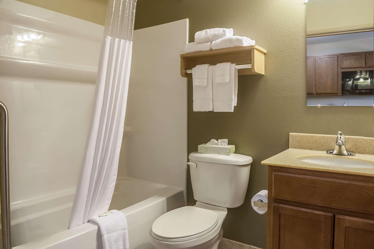 Bathroom, Suburban Extended Stay Hotel Triadelphia Area, Ohio