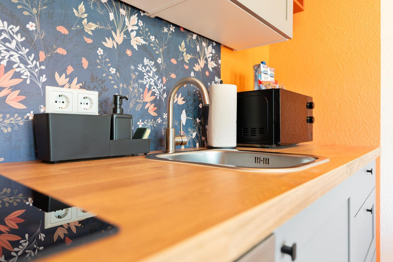 Kitchen, Zentrale vollmoblierte&moderne Apartments nahe BTU, Parkplatz auf Anfrage, Cottbus