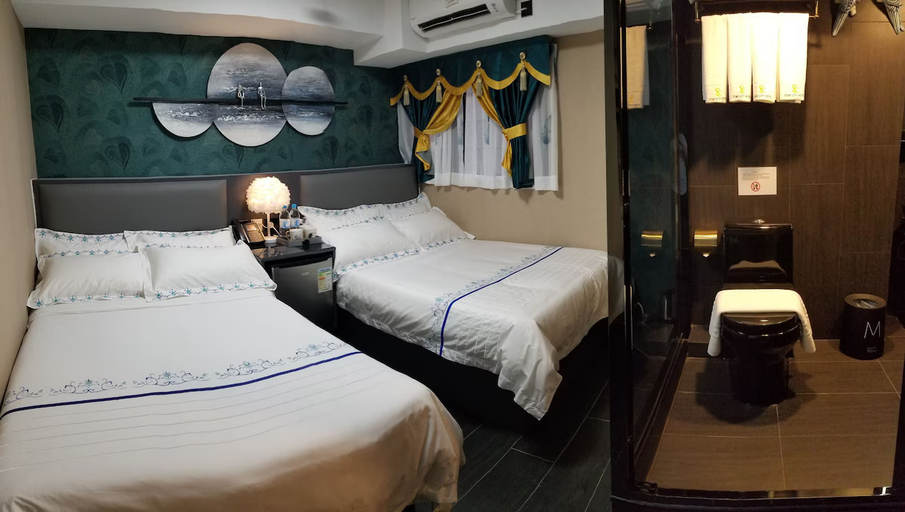 Bedroom 3, Luna Inn - Tsim Sha Tsui, Kowloon