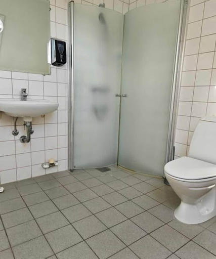 Bathroom, Bed and Breakfast Phønix, Holstebro