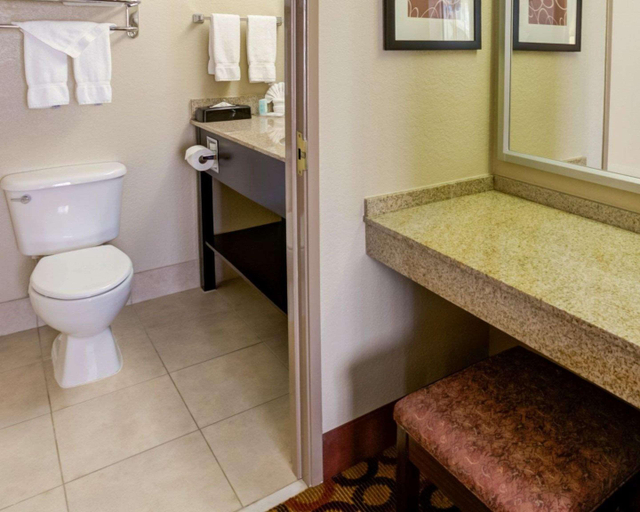 Bathroom 4, CHARLOTTE SUITES by IHG, Mecklenburg