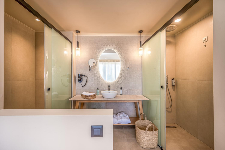 Bathroom 5, Pyria Hotel, Crete