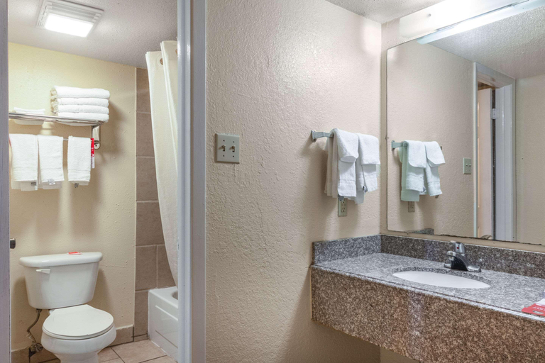 Bathroom 5, Econo Lodge San Marcos University Area, Hays