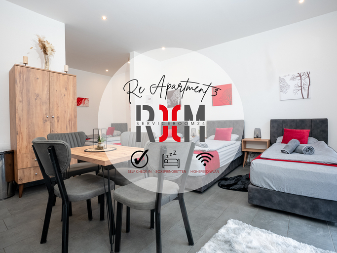 Bedroom 2, Serviceroom24 - Apartment 3 in Recklinghausen Hoch, Recklinghausen
