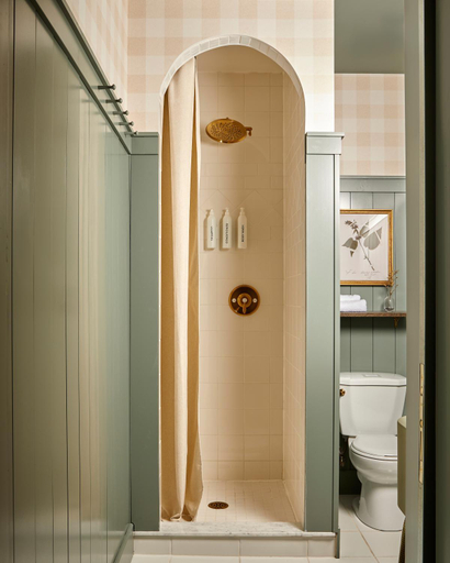 Bathroom 4, The June Motel, Beaver Valley, Grey