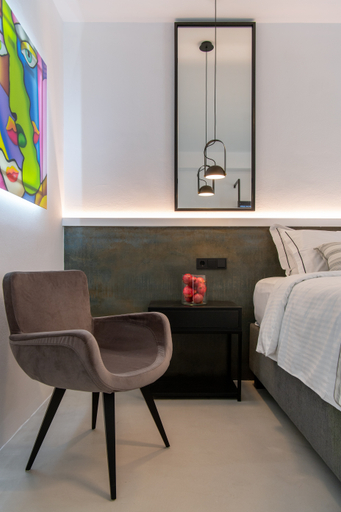 Bedroom 3, Central Boutique Hotel by Naoussa Hills - Adults Only, South Aegean