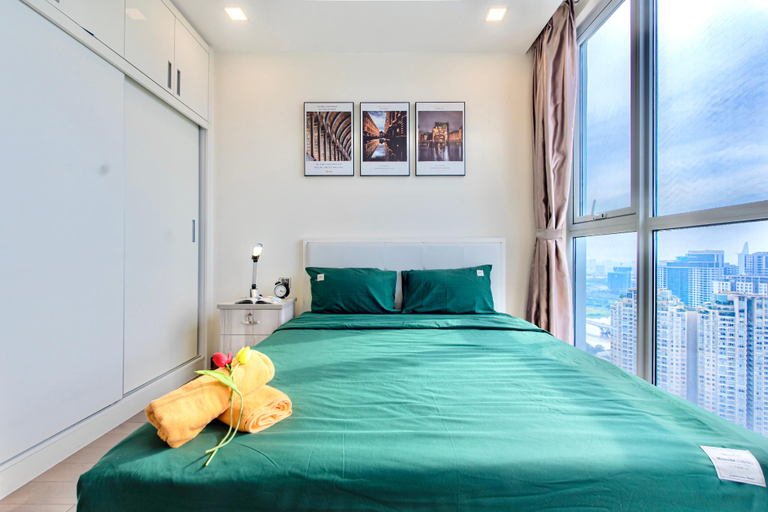 Bedroom 2, MOTT HAVEN APART - Vinhomes Central Park, Bình Thạnh
