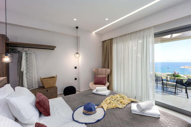 Bedroom, Sunny Drops Villas by Estia, Crete