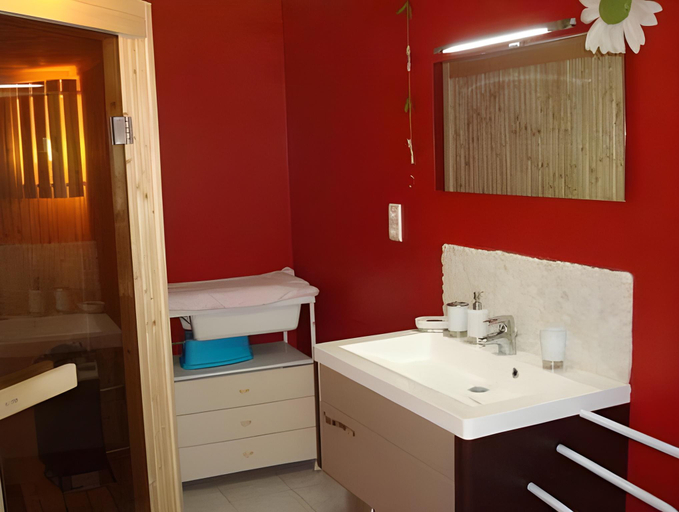 Bathroom 3, Holiday Home in Ardennes with Sauna, Luxembourg