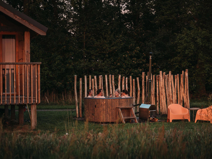 Others 5, Wellness Lodge in Dutch Meadows with Hot Tub, De Wolden