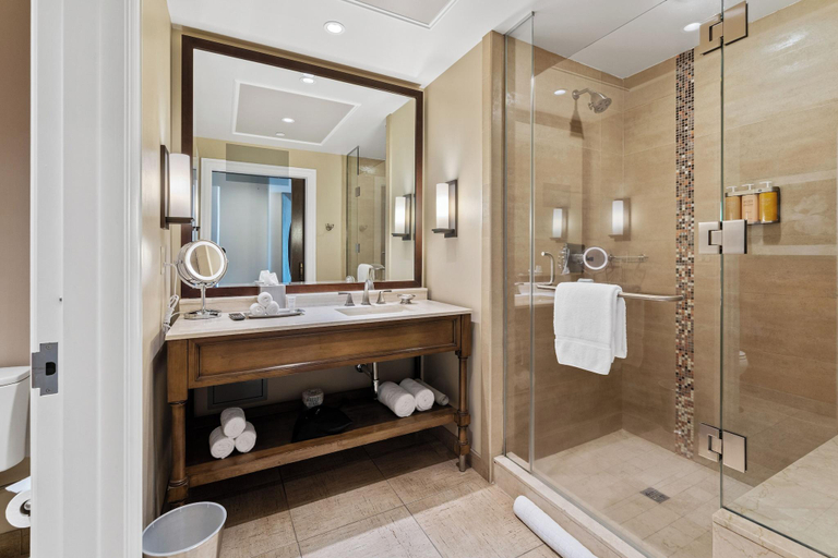 Bathroom 5, L'Auberge Casino Hotel Baton Rouge, East Baton Rouge