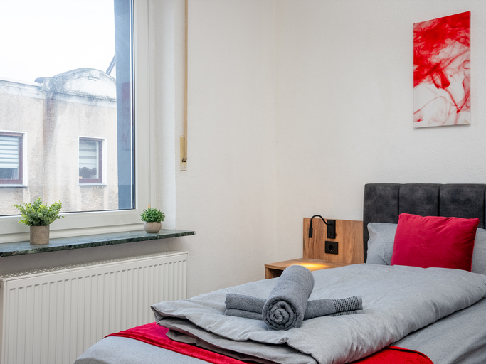 Bedroom 3, Serviceroom24 - Apartment 3 in Herten SmartTv|Wlan, Recklinghausen