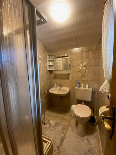 Bathroom, Ferienwohnung Deininger inkl. Chiemgaukarte, Traunstein