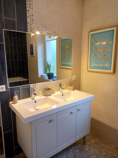 Bathroom 2, Chambre d'hote Le fer a cheval en bord de Loire, Loire
