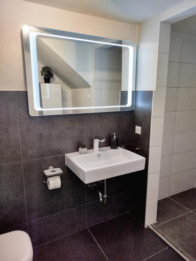 Bathroom 3, 2 Zimmer Apartment am Zoo mit Garten, Wuppertal