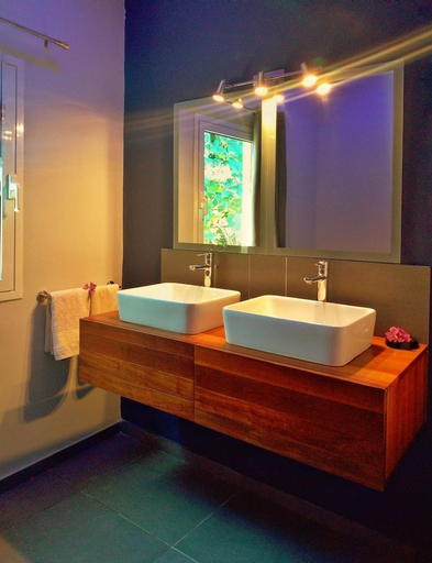 Bathroom 4, Hôtel Villa les Orchidées, Diana
