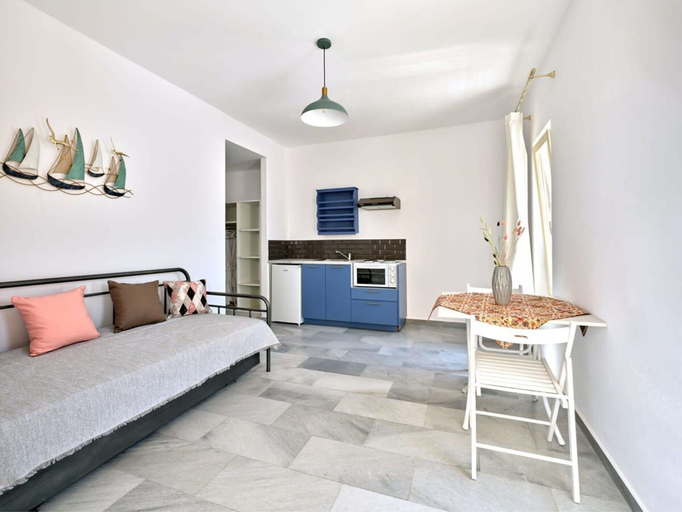 Bedroom 5, Villa Maria - Naoussa Boats Blue Sandy Suite, South Aegean
