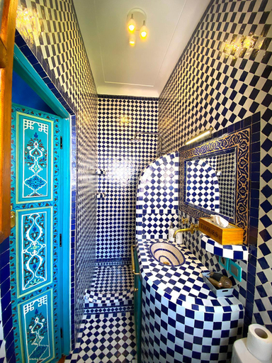 Bathroom 2, Riad La Perle Rouge, Marrakech