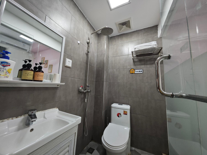 Bathroom 3, 海口水慕青华客栈海南大学店, Haikou