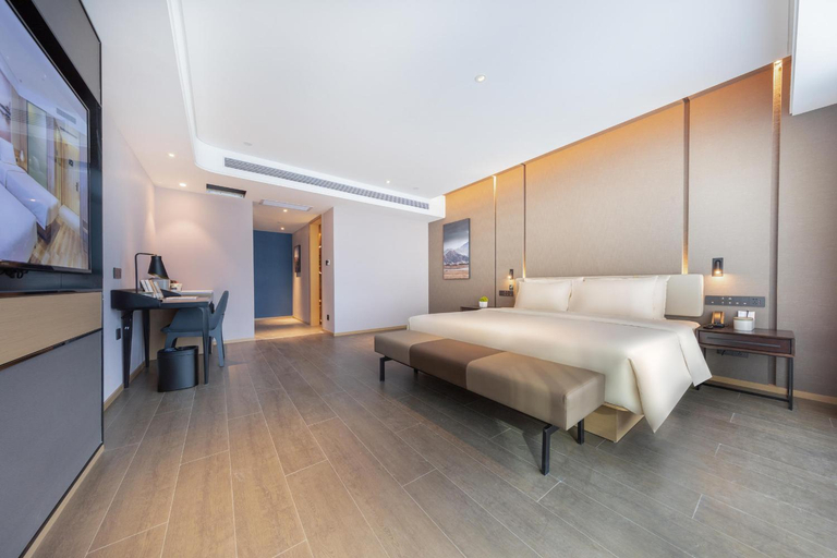 Bedroom 2, Atour Hotel Bohai International Square Bincheng District Binzhou, Binzhou