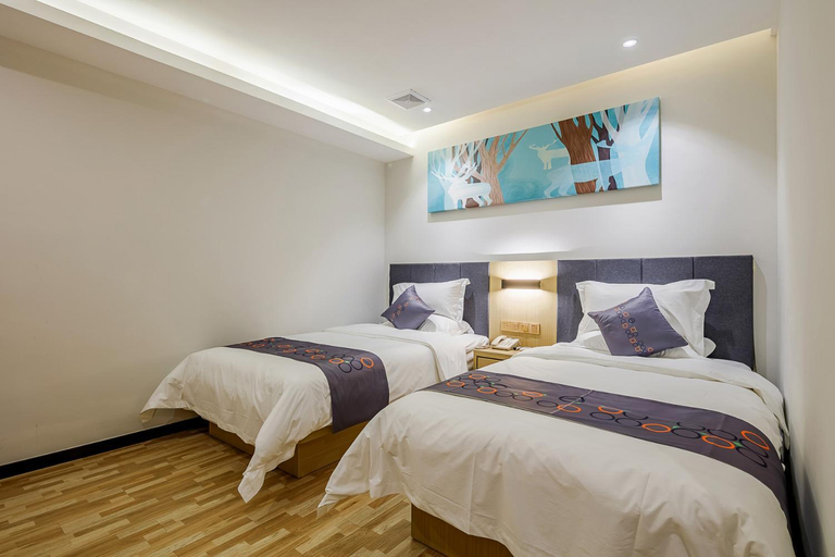 Bedroom 3, Yimi Hotel Changdi Road Branch, Guangzhou