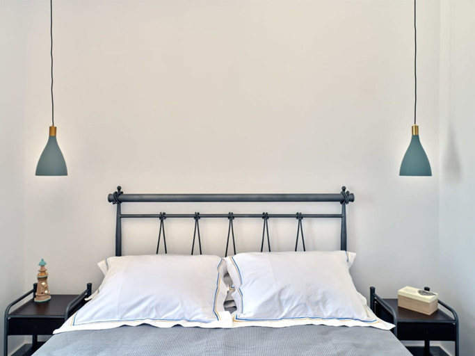 Bedroom 4, Villa Maria - Naoussa Boats Blue Sandy Suite, South Aegean