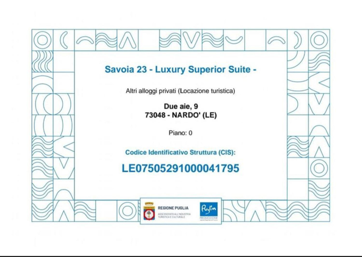 Others 3, Savoia23 - Luxury Superior Suite -, Lecce