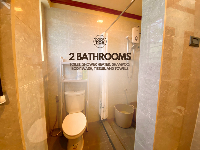 Bathroom, Door 110A Guesthouse at Wagner, Baguio City