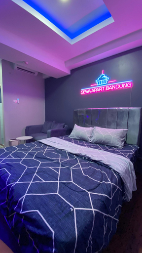 Bedroom 3, Apartment Grand Asia Afrika Studio Free Wifi dan Netflix by SewaApartBandung, Bandung