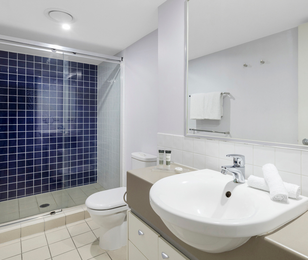 Bathroom 5, Oaks Brisbane Lexicon Suites, Brisbane